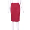 10 färger storlek s m l xl kvinnor vinter solid suede multi paket hip penna midi kjol höst vinter bodycon femininas 210426