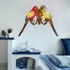 Wandlamp artpad exotische sfeer vogel wandkandelaars voor Turkse restaurant bar koffie mooie kleurrijke home decor kunst licht