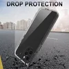 2 в 1 жесткий TPU PC Cover Cover Clear Case Двойные чехлы для iPhone 13 12 11 Pro Max SE XS XR