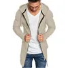 Męskie kurtki męskie płaszcz kurtki splicing z kapturem solidny wykopowy swetra długie rękawowe bluzka bluzka moda odzież m840#