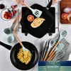 Silikon Köksartiklar Matlagningsredskap Värmebeständig Kök Non-Stick Köksredskap Kök Bakningsverktyg med förvaringslåda