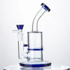 Beecomb Perc Hookahs Bent Type Style Bongs Pipe À Eau Avec Bol En Verre Dab Rigs Plate-forme Pétrolière Narguilé Fumer Tuyaux 14.5mm Joint Femelle LXMD21401