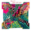 35.5 (In) Jungle girafe marque écharpe femmes Bandana à la main frisé sergé soie carré luxe Foulard foulards châle 220107