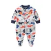 Fleece Baby Rompertjes met voet Baby Jongens kleding bebe Jumpsuits Overalls Nachtkleding roupas de bebe pijama Outfits 210413