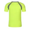 Kadın erkek fitness giyim ping pong badminton spor t-shirt kırmızı siyah sarı yeşil özel herhangi bir renk ve boyut