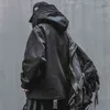 Veste Techwear pour hommes noir printemps japonais Streetwear manteau à capuche 211126