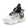 새로운 2021 어린이 스니커즈 소년 농구 스포츠 신발 소년을위한 고품질 편안한 실행 아이 신발 Enfant G1210