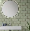 Tuiles vert foncé rétro fait à la main brique Restaurant Bar cuisine carreaux de céramique salle de bains toilette mur de forme spéciale
