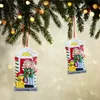 Decoraciones navideñas Familia personalizada Árbol de Navidad Adorno decorativo Adorno Mascota Gato 2021 Estilo de vacaciones