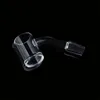 US popular smoking accessories Quartz Banger nail with OD 25mm 10mm 14mm 18mm Male Female 90 45 Degrees for dib rig bongs wholesale