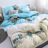 Sängkläder hjälper sömnuppsättningen nordisk dubbelbäddsäcke täcke täcke heminredning sängkläder sängkläder vuxna 4 st