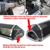 35-51mm Motorcykelskoter ATV Avgaser System Muffler Pipe Escape Motobike Exhausts ljuddämpare för Honda CBR250 CB400 YZF FZ400 Z750 NINJA TMAX530 MOTO Tillbehör