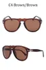 Luxo Assico Vintage Piloto Steve Estilo Polarizado OCULOS DE SOL HOMEM CONDU O Marca Design 649 Lunettes de soleil 286K