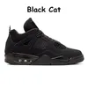 Basketskor 4s jumpman 4 Military Black Cat University Blå Vit Oreo Canvas Infraröd Segel herr dam utomhussneakers sneakers