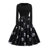 halloween skull dress