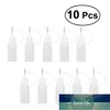 10pcs 10ml 바늘 팁 접착제 병 애플리케이터 DIY 퀼 링 공구 정밀 병 (흰색)