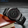 CRRJU Fashion Men Watch Top Luxury Brand Unique Style Watch Men Quartz Watch Waterproof Big Dial Sports Watches Retro Relogio 210517