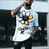 T-shirt herr sommar casual tröja kläder o-neck man ee ops hip hop streetwear tröja mode för 210629