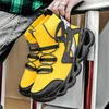 2021 Мужчины Беговые Обувь Черные Желтые Белые Моды Мужские Тренеры Дышащие спортивные кроссовки Размер 39-46 QV