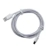 Nylon Flätade Micro USB-kablar 1m / 2m / 3m Data Sync Typ C laddare Kabel för Samsung HTC LG Huawei Xiaomi Android Telefon