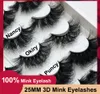 Whole Fluffy Lash Long Messy Wispy Eyelashes Makeup False Lashes Handmade Real 3D Mink Cils Make Up Tools8880250