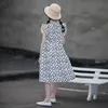 YourSeason Young Girls Teen Summer Cotton Dress 2021 New Toddler Kids Girl Floral Beach Midi Dresses Fashion Fly Sleeve Q0716
