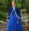 Prinses Assepoester verkleed kleding meisje uit schouder optocht baljurk kinderen luxe pluizige kraal Halloween Party 805 V2