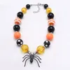 Holloween Style Baby Colulsy Counded Ожерелье DIY Spider Design Подвески Ожерелья Chokder Для Детей Детские Ювелирные Изделия