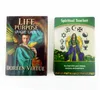 Yeni Oracles Tarot Kartları Yaşam Mor Kart Kurulu Güverte Oyunları Palying oyunu Eğlence Oyunları Bireysel