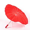 Ombrelli Ombrello a forma di cuore rosso Donna per San Valentino Festa di nozze Fidanzamento Po Puntelli Manico lungo Unbrellas
