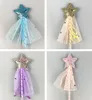 Fairy Glitter Magic Baguette magique avec paillettes Tassel Party Favoris Filles Enfants Filles Princesse Costume Dress-Up Sceptre Play Jouer Anniversaire Cadeau LLB12686