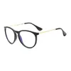 نظارات دائرية كلاسيكية إطارات الرجال النساء الأزرق الضوء الحظر الإطار المعدني النظارات البصرية مصمم نظارة Gafas de Sol مع Bag276s