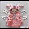 Manteau Outwear Vêtements Bébé Enfants Maternité Drop Delivery 2021 Automne Born Laine Veste Cardigan Chandails Survêtement Bébé Vêtements Filles Bwzz Pu8F