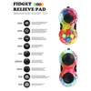 PAD Sensory Toy S Retro Classic Rainbow Controller Pads ing incs spinner toys for Kids Adhd ADD ADD OCD Autism Texiet Right - B2004061197