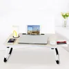 Table pliable pour ordinateur portable, plateau de lit pour ordinateur portable, support de lecture pour ordinateur portable, table de canapé, bureau de lit avec tiroir latéral pour lire un livre, regarder un film sur le lit/canapé