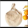 Bolsas organiza￧￵es de limpeza da cozinha Organiza￧￣o de jardim domic￭lio entrega 2021 reutiliz￡vel Bola de armazenamento de frutas Bola de fruta Mulheres compras malha l￭quida w