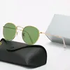 Lunettes de soleil de luxe classiques de styliste pour hommes et femmes, lunettes de soleil pilote polarisées UV400, monture métallique