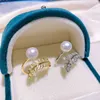 8–9 mm AAA flacher, runder Edison-Perlen-Zuchtperlenring für die Schmuckherstellung 1 Käufer