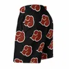 Sommar män strand shorts andningsbar snabb torr rolig nyhet japansk anime r340 lösa akatsuki (14) manliga shorts x0705