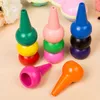 Finger Crayons for Toddlers 12 Colors Paint Palm Grip Babies Kids Silky Washable Pastel Drawing Graffiti Non Toxic