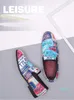 Chaussures de caractère multicolores pour hommes, design fin, chaussures décontractées pour hommes, mocassins de grande taille pour hommes