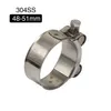 Stainless Steel Motorcycle Exhaust System Clamp Hose Clip For Slip-on Type Motobike Muffler Silencer 26-63mm Moto Clamps Parts