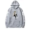 Anime Tokyo Revengers Hoodies Engraçado dos Desenhos Animados Meninos Kazutora Hanemiya Graphics Homens Mulheres Oversized Manga Longa Com Capuz Sweatshirts Y0927