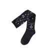 Lolita Cute Lace Flower Thigh High Socks Japanese Cartoon Girl Comfortable Knee High Socks Cotton Fall Winter Long Socks Women Y1119