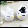 Party Favor Home Garden Drop Livraison 2021 Cadeaux de douche nuptiale Happily Ever After Love Birds Angel Sel et poivre