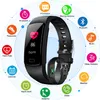Nowe Kobiety Kolor Ekran Smart Watch Dla IOS Android Telefon Sportowy Fitness Tracker Krokomierz Tętno Ciśnienie krwi Zegarki Q0524