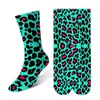 Leopard Schlange Sexy Neuheit Socken Frauen Lustige Casual Baumwolle Hohe Knie Weibliche Harajuku Glücklich Cartoon 3d Gedruckt männer