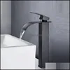 Bathroom Sink Faucets Faucets, Showers & As Home Garden Waterfall Basin Faucet Vanity Vessel Sinks Mixer Tap Cold And Deck Mount Washing Tap