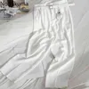 Nomikuma koreanska stil kostym byxor kvinnor mode solid färg rakt lösa byxor kontor damer casual all-match pantalones 210514