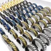 Wholesale 50PCs/Lot Stainless Steel Spin Band Rings Rotatable 316L Titanium Chains Spinner Opener Fashion Jewelry Party Favor Gift Mix Colors